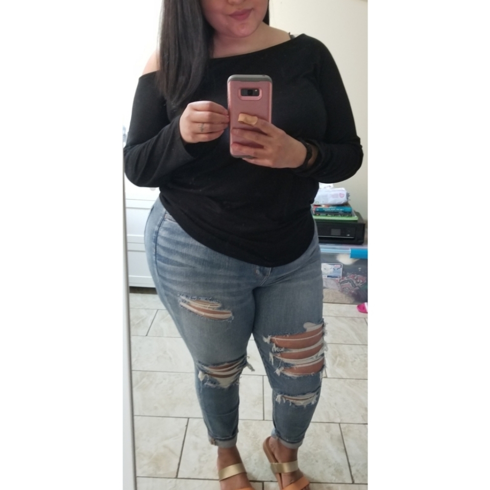 American Eagle Distressed Jeggings